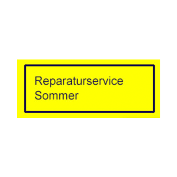 Reparaturservice Sommer Reklamation